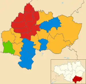 2011 results map