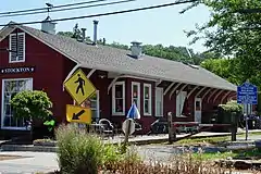 Former station for the Belvidere Delaware Railroad