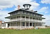 The Stone House Inn was built in 1854 as a home for industrialist David Sisson.  At the time of completion, it was the biggest residence in the area.