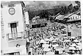 Stone Market Padangsidimpuan in 1950 with the Landmark Sentral Losmen in Padangsidimpuan Downtown