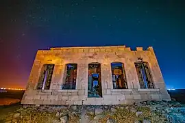 A stone house in Alahan, a village on the Syrian border