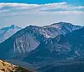 North aspect of Stones Peak, with Longs Peak (distant left)