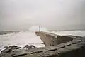 Waves hitting the Pier