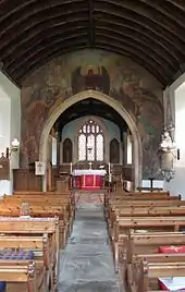 The Last Judgment by Strachey in the Church of St Nicholas and the Blessed Virgin Mary, Stowey