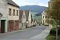 Road through the town