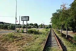 The former railway in Castellaccia