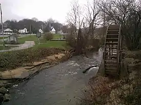 Mill Creek passing through Comstock Park