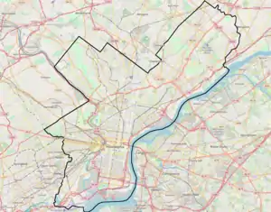 Bustleton is located in Philadelphia