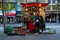 A street stall on Swanston Street