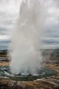 Strokkur erupting in 2006