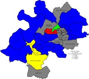 2010 results map