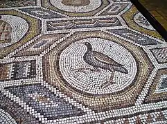 Detail of a Roman era mosaic