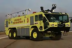 Oshkosh's Striker range of specialized Aircraft Rescue and Fire Fighting vehicles are fitted with TAK-4 independent suspension