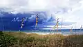 Storm approaching the beach