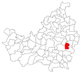 Location in Cluj County