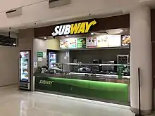 Subway franchise on Level 1