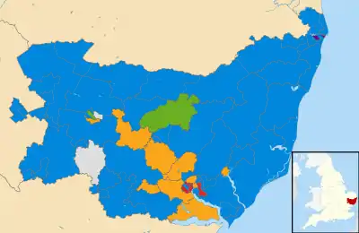 2009 results map