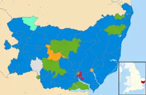 2021 results map