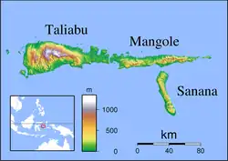 Taliabu Island Regency is located in Sula Islands