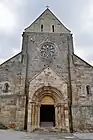 Abbey church façade