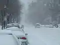 While seeing the Columbus skyline down Summit Street is usually easy, visibility made things difficult for area residents.