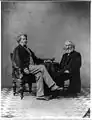 Charles Sumner and Henry Wadsworth Longfellow, 1863