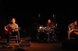 Actual Wolf on drums as a member of Sun Kil Moon in Paris in 2014