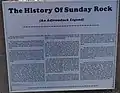 History of Sunday Rock