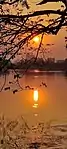 Sunset at the Rabindra Sarovar