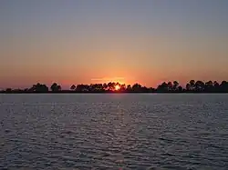 Looking west over Bon Secour Bay