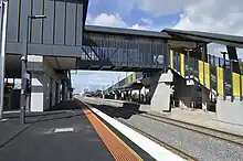 South-east bound view from Platform 3 in May 2014