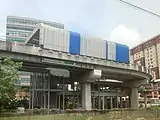 The structure of Sunway-Setia Jaya BRT station.