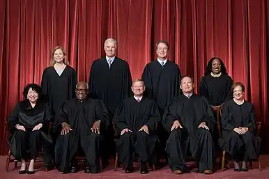 Image 4Justices of the Supreme Court of the United States as of October 2020