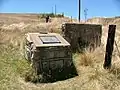 Surrender Hill monument in Brandwater Basin, beside the Clarens-Fouriesburg road. Photo 2011.