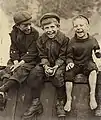 Three happy boys, 1889