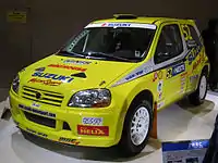 Suzuki Ignis Sport S1600 rally car