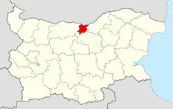 Svishtov Municipality within Bulgaria and Veliko Tarnovo Province.