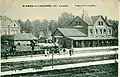 The station in the early 20th century. With three passenger platforms, the station was an important spot.