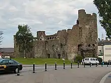 Photograph of castle ruins