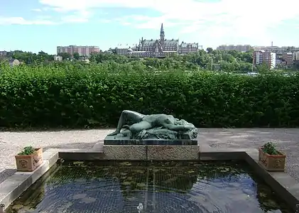 Näckrosen since 1912 in the park on Prins Eugens Waldemarsudde, Stockholm.