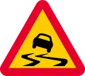 Slippery road