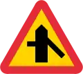 Right way junction from the left or right winding junction from right