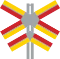 Multi track level crossing