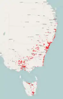 Coast of New South Wales, Victoria, and Tasmania