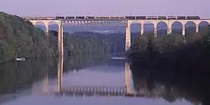 SBB Ae 6/6 with Freight Train at Rhein Bridge Eglisau