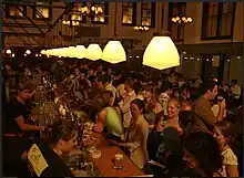 Interior of the Belgian Beer Cafe in Sydney