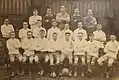 Beaumont at Preston North End. Bottom row, third from right