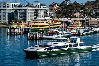 SuperCat Susie O'Neil at Sydney Ferries maintenance base, Balmain, 2013