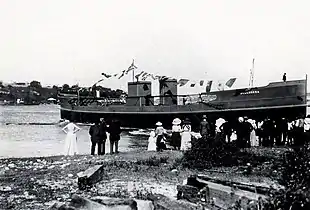 Launch day, 26 April 1910