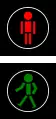 Light signals for pedestrians